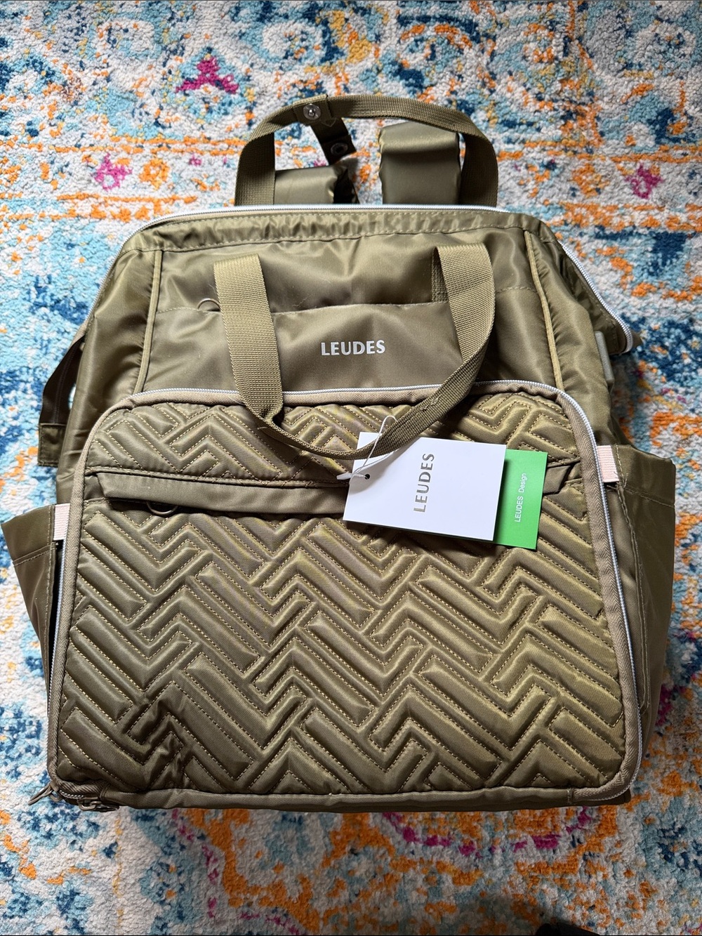 Army Green Yarn Organizer & Hobby Bag